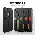2015 NILLKIN Defender 2 dual colors PU and TPU combined mobile phone case (5.5inch)